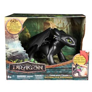 DreamWorks How To Train Your Dragon: Tame and Train Interactive Toothless Figure